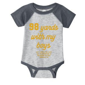 98 Yards With My Infant Baby Jersey Bodysuit