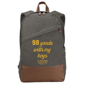 98 Yards With My B.O.Y.S Cotton Canvas Backpack