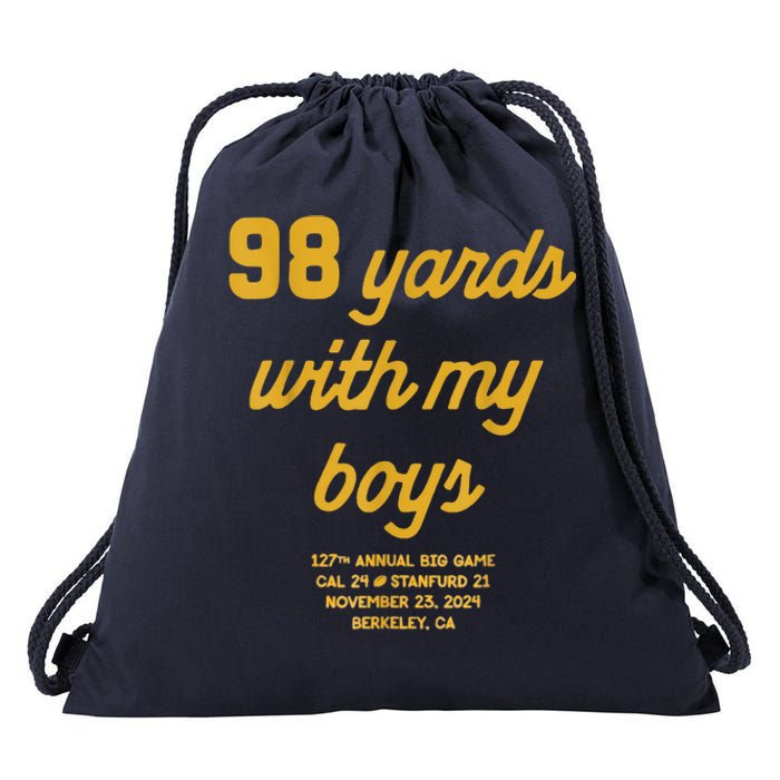 98 Yards With My B.O.Y.S Drawstring Bag