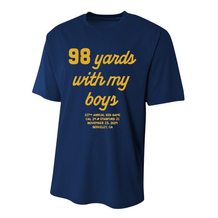 98 Yards With My B.O.Y.S Performance Sprint T-Shirt