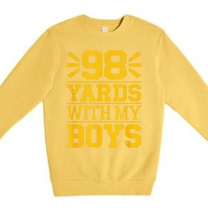 98 Yards With My B.O.Y.S Premium Crewneck Sweatshirt