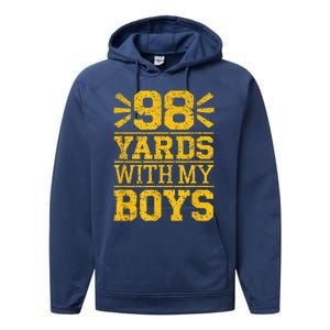 98 Yards With My B.O.Y.S Performance Fleece Hoodie