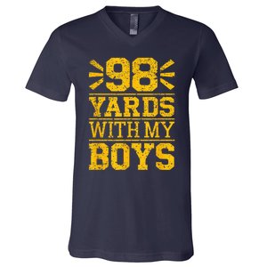 98 Yards With My B.O.Y.S V-Neck T-Shirt