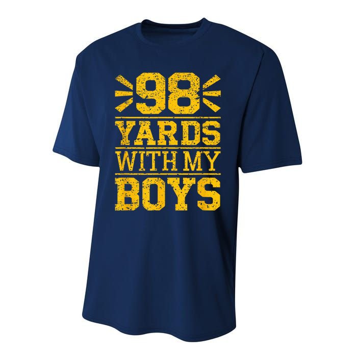 98 Yards With My B.O.Y.S Performance Sprint T-Shirt