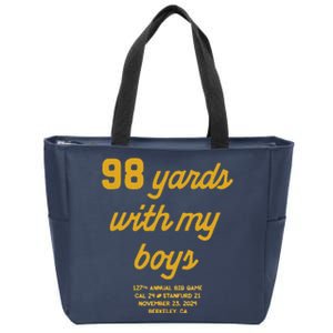 98 Yards With My Zip Tote Bag