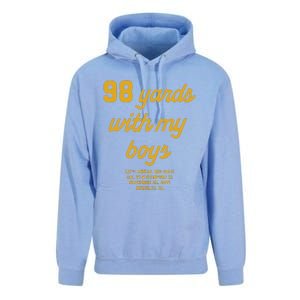 98 Yards With My Unisex Surf Hoodie