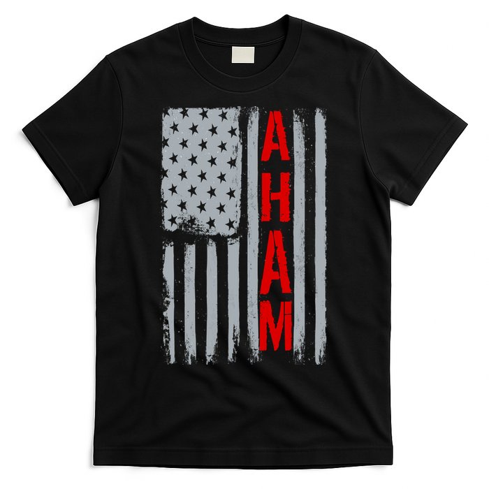 A. Ham Hamilton USA Vintage Flag T-Shirt