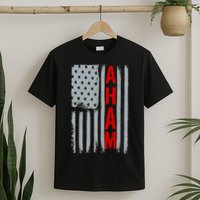 A. Ham Hamilton USA Vintage Flag T-Shirt