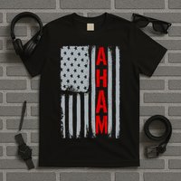 A. Ham Hamilton USA Vintage Flag T-Shirt