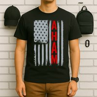 A. Ham Hamilton USA Vintage Flag T-Shirt