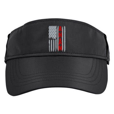 A. Ham Hamilton USA Vintage Flag Adult Drive Performance Visor