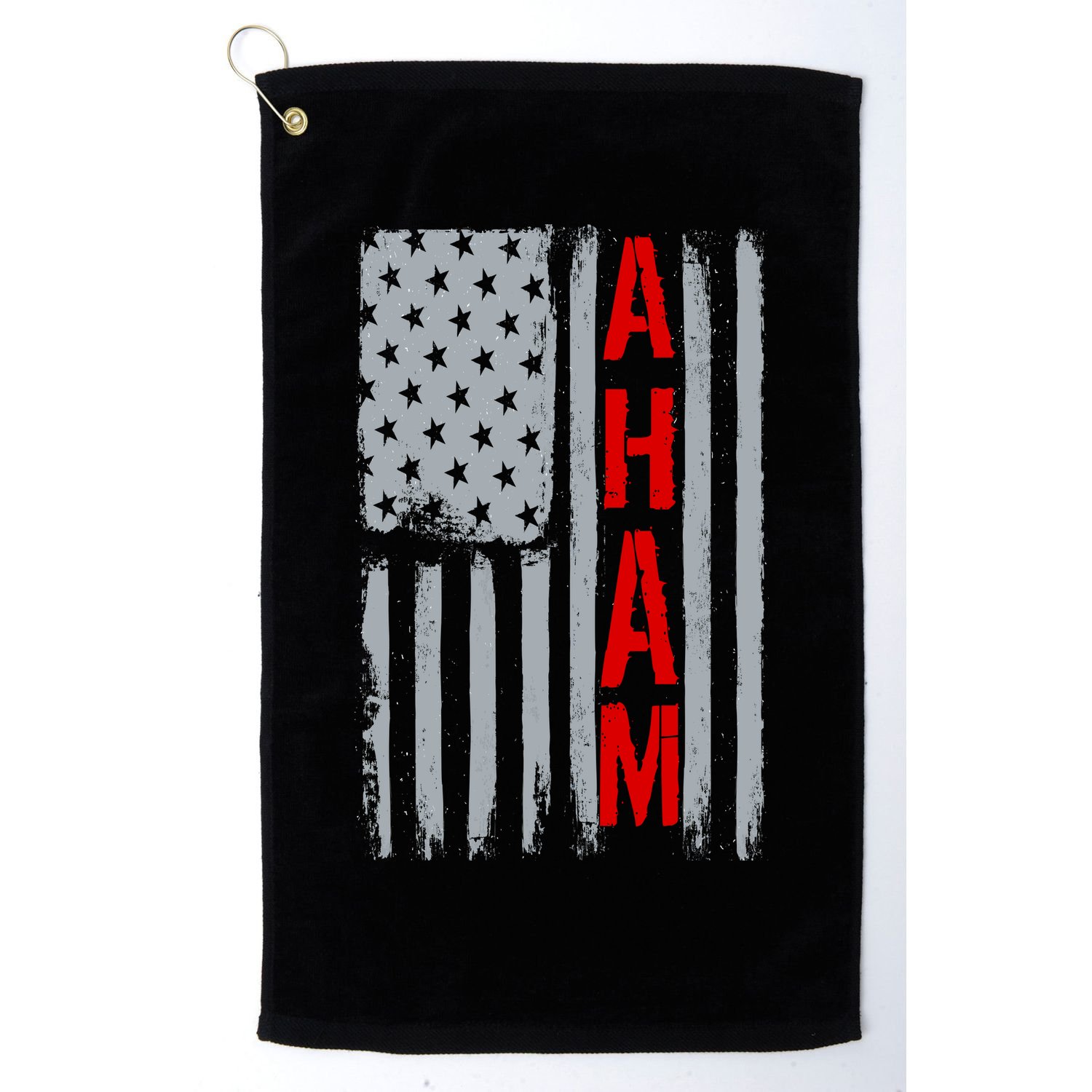 A. Ham Hamilton USA Vintage Flag Golf Towel