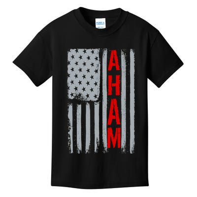 A. Ham Hamilton USA Vintage Flag Kids T-Shirt