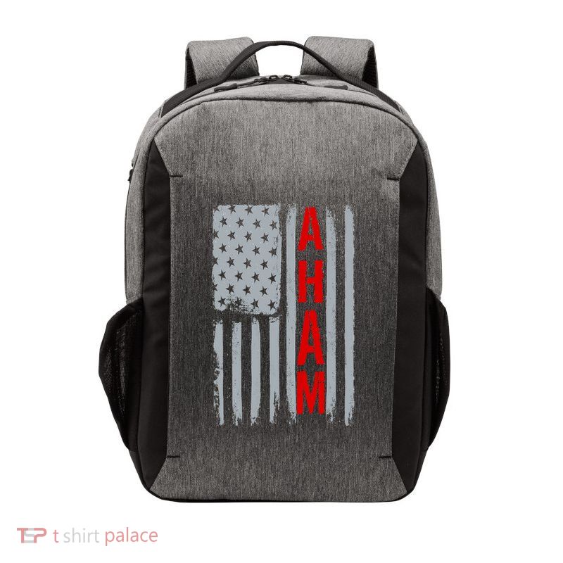 A. Ham Hamilton USA Vintage Flag Vector Backpack