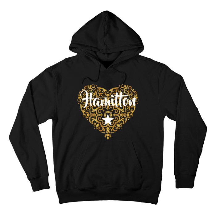 A. Hamilton Golden Heart Hoodie