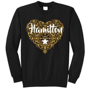 A. Hamilton Golden Heart Sweatshirt