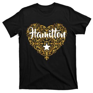 A. Hamilton Golden Heart T-Shirt