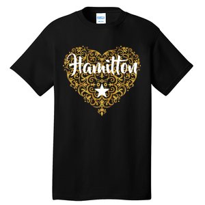 A. Hamilton Golden Heart Tall T-Shirt