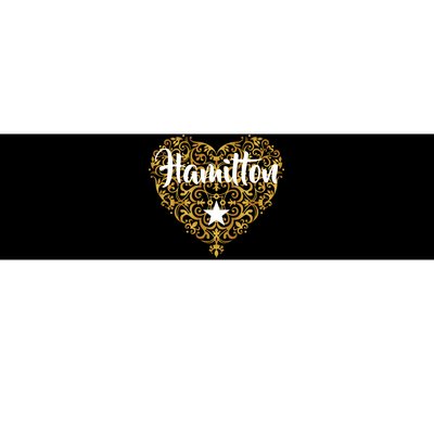 A. Hamilton Golden Heart Bumper Sticker