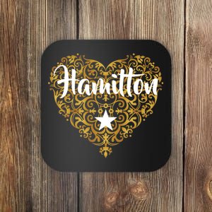 A. Hamilton Golden Heart Coaster