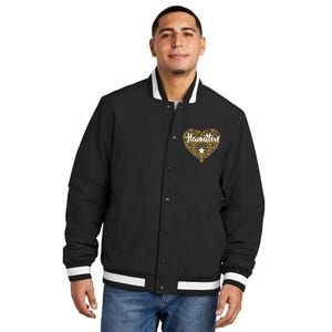 A. Hamilton Golden Heart Insulated Varsity Jacket