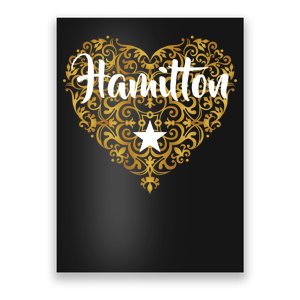 A. Hamilton Golden Heart Poster