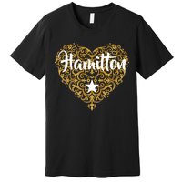 A. Hamilton Golden Heart Premium T-Shirt