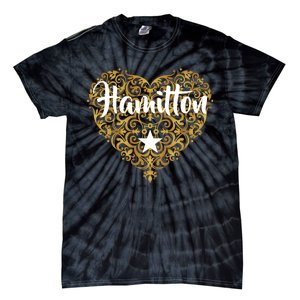 A. Hamilton Golden Heart Tie-Dye T-Shirt