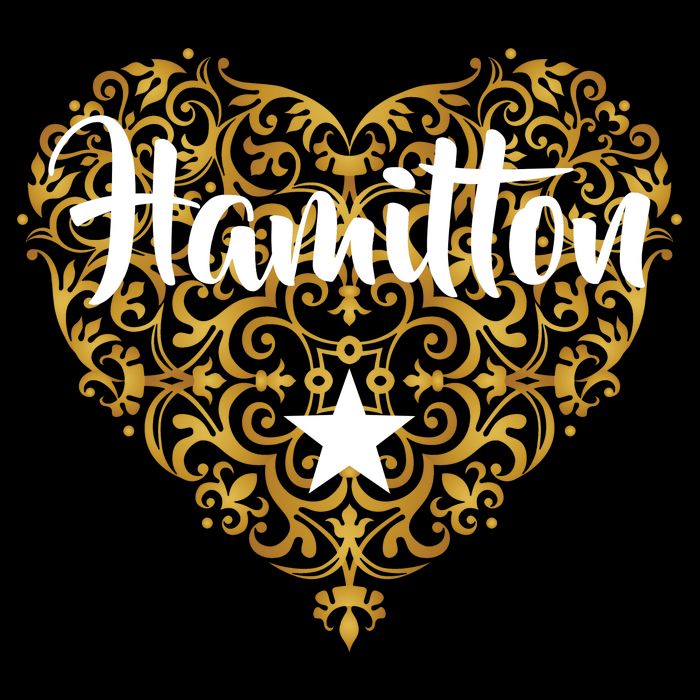 A. Hamilton Golden Heart Tank Top