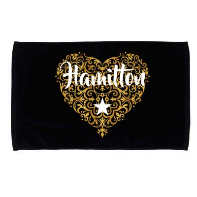 A. Hamilton Golden Heart Microfiber Hand Towel