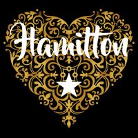 A. Hamilton Golden Heart Womens T-Shirt
