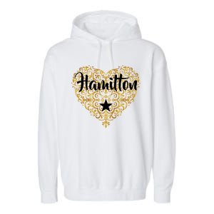 A. Hamilton Golden Heart Garment-Dyed Fleece Hoodie