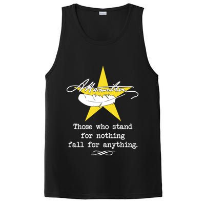 A. Hamilton Those Who Stand For Nothing Fall For Anything PosiCharge Competitor Tank
