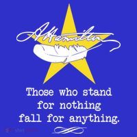 A. Hamilton Those Who Stand For Nothing Fall For Anything Full-Length Apron With Pockets