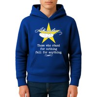 A. Hamilton Those Who Stand For Nothing Fall For Anything Kids Hoodie