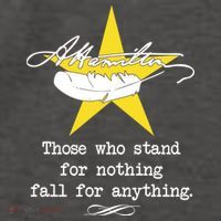 A. Hamilton Those Who Stand For Nothing Fall For Anything Vector Backpack