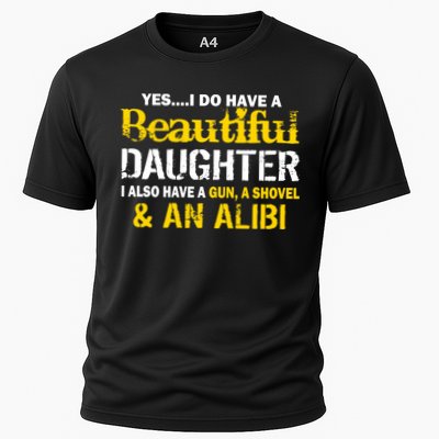 A Beautiful Daughter Also Have A Gun Shovel Alibi Performance Shirt
