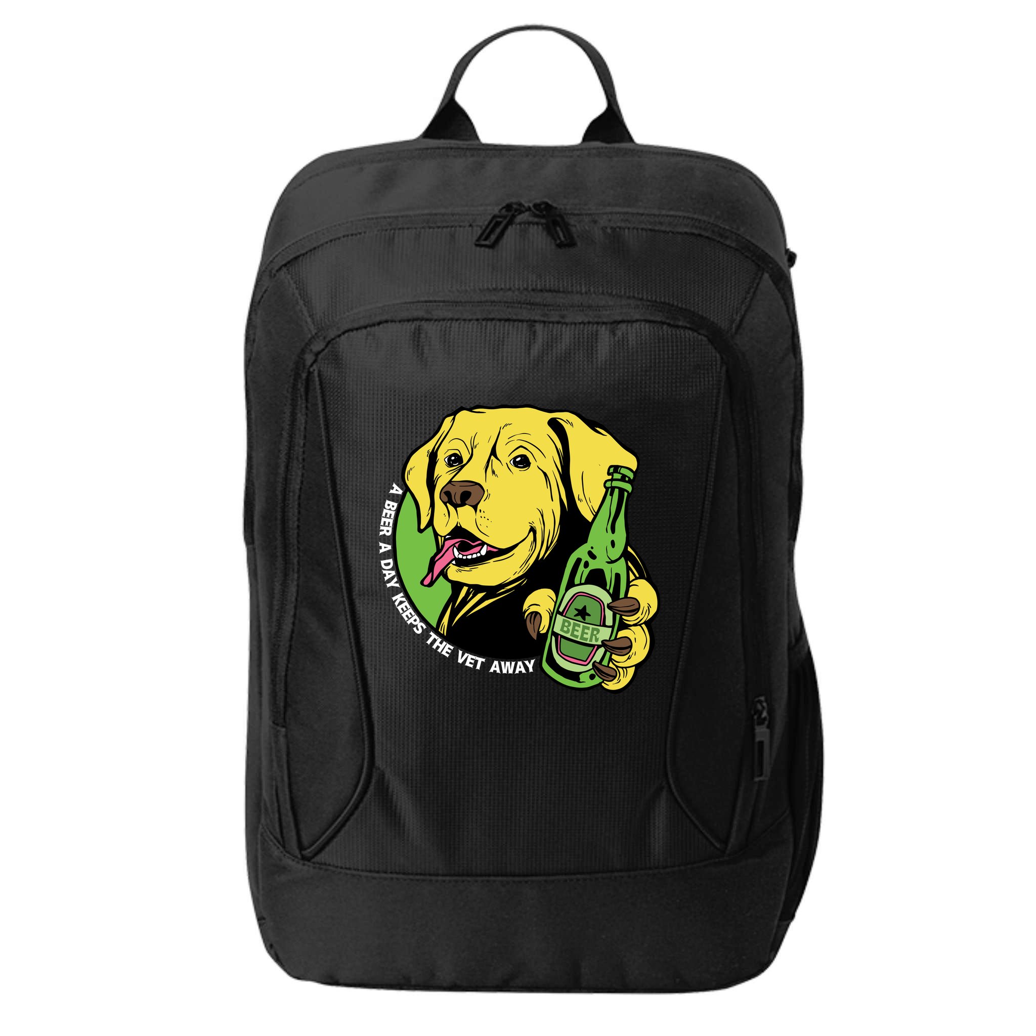 A Beer A Day Keeps The Vet Away Dog City Backpack
