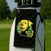 A Beer A Day Keeps The Vet Away Dog Golf Towel