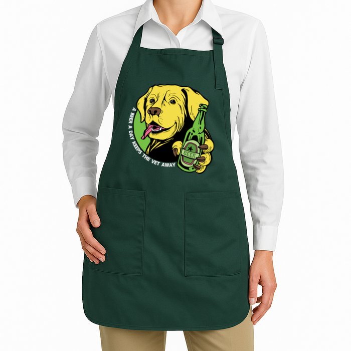 A Beer A Day Keeps The Vet Away Dog Apron