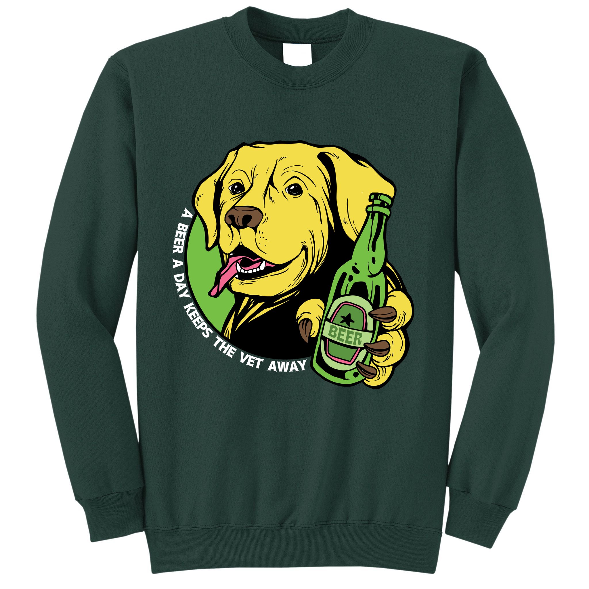 A Beer A Day Keeps The Vet Away Dog Sweatshirt