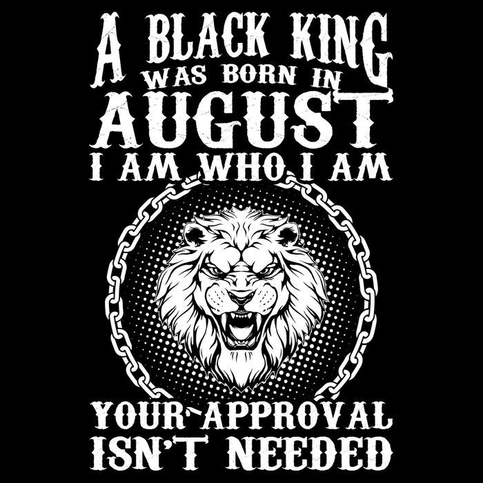 A Black King Was Born In August Birthday Lion Impact Tech Backpack