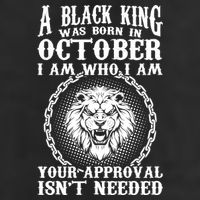 A Black King Was Born In October Birthday Lion Adult Drive Performance Visor