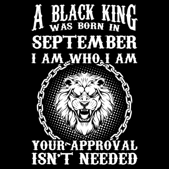 A Black King Was Born In September Birthday Lion Impact Tech Backpack