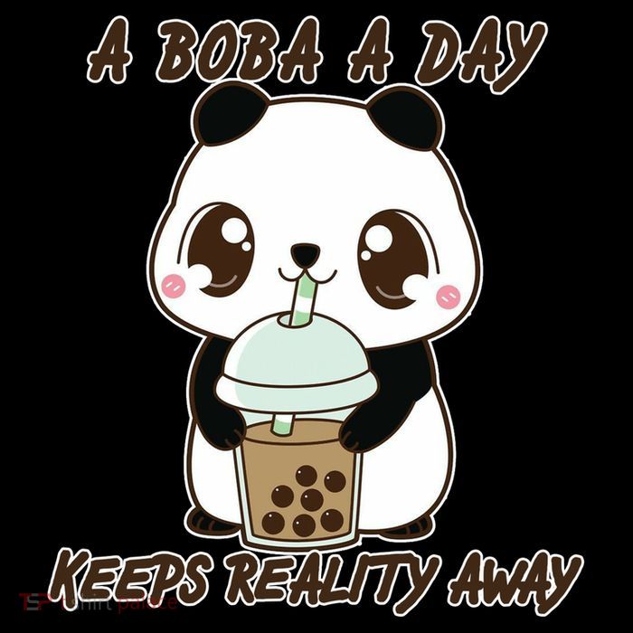 A Boba A Day Keeps The Reality Away Cute Panda Mug