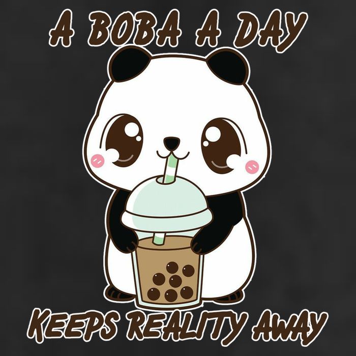 A Boba A Day Keeps The Reality Away Cute Panda 15oz Campfire Ceramic Mug