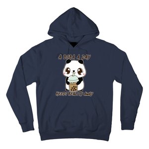 A Boba A Day Keeps The Reality Away Cute Panda Hoodie