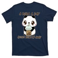 A Boba A Day Keeps The Reality Away Cute Panda T-Shirt