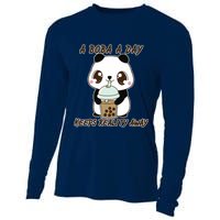 A Boba A Day Keeps The Reality Away Cute Panda Cooling Performance Long Sleeve Crew