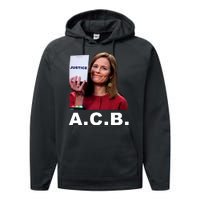 A.C.B. Justice Notepad Amy Barrett Performance Fleece Hoodie